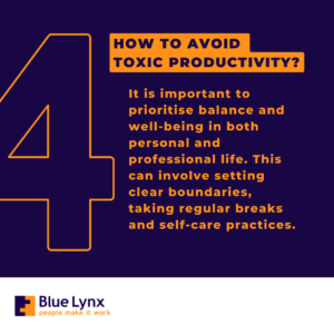 How to avoid toxic productivity