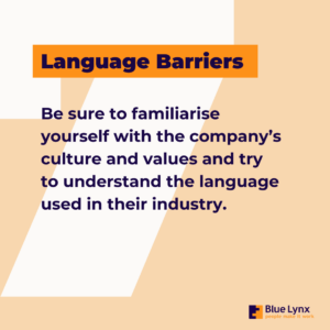 Language barriers