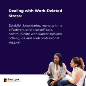 Dealing with work-related stress