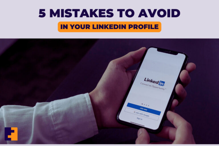 5 mistakes to avoid in your LinkedIn profile - Blue Lynx