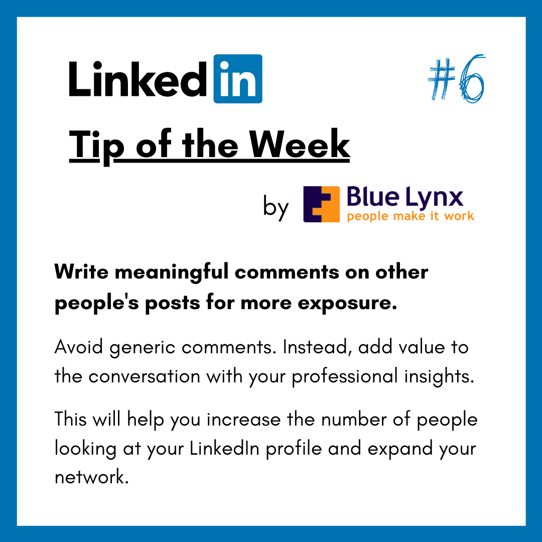 LinkedIn Tips: 10 Ways to Make Your Profile Stand Out - Blue Lynx